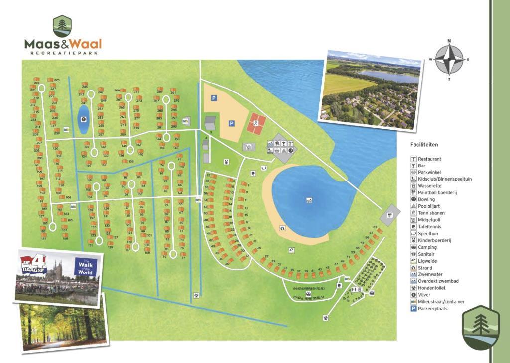Vakantiewoning Maas En Waal 277 Ewijk Bagian luar foto